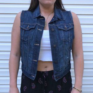 denim vest from my closet
